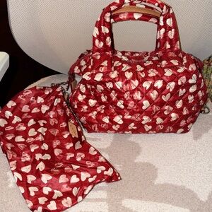 MZ Wallace Valentine Small Sutton Bag with Hearts